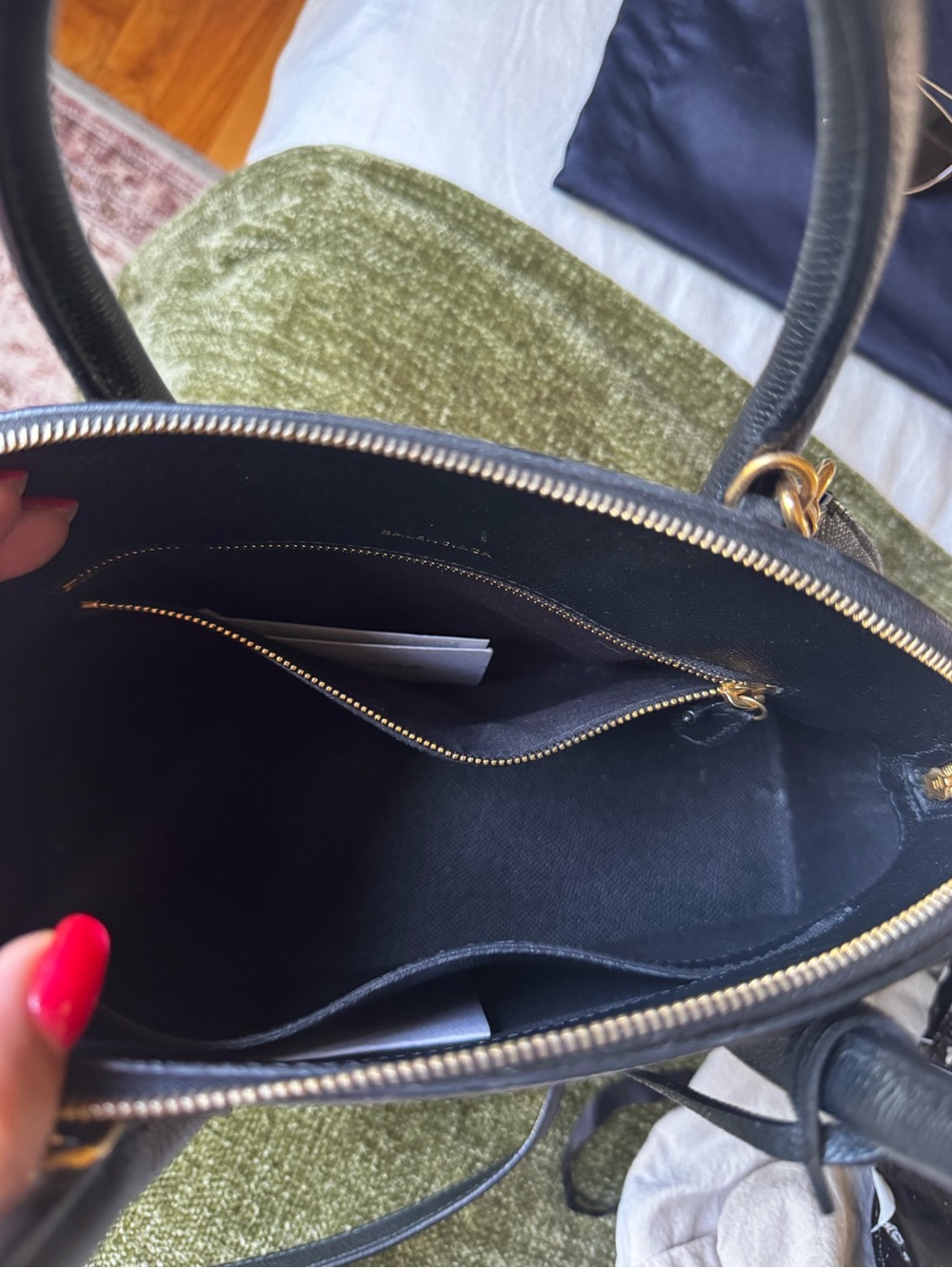 Balenciaga Black Satchel with White Logo - Picture 6 of 9